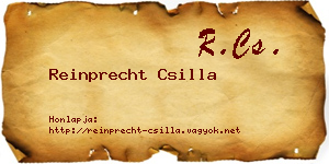 Reinprecht Csilla névjegykártya